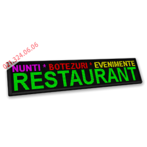 Reclama Led Color Exterior WIFI Programabila - 300x55cm