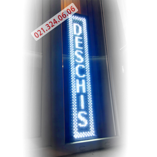 Reclama Led Alb Exterior WIFI Programabila - 100x20cm - Image 2